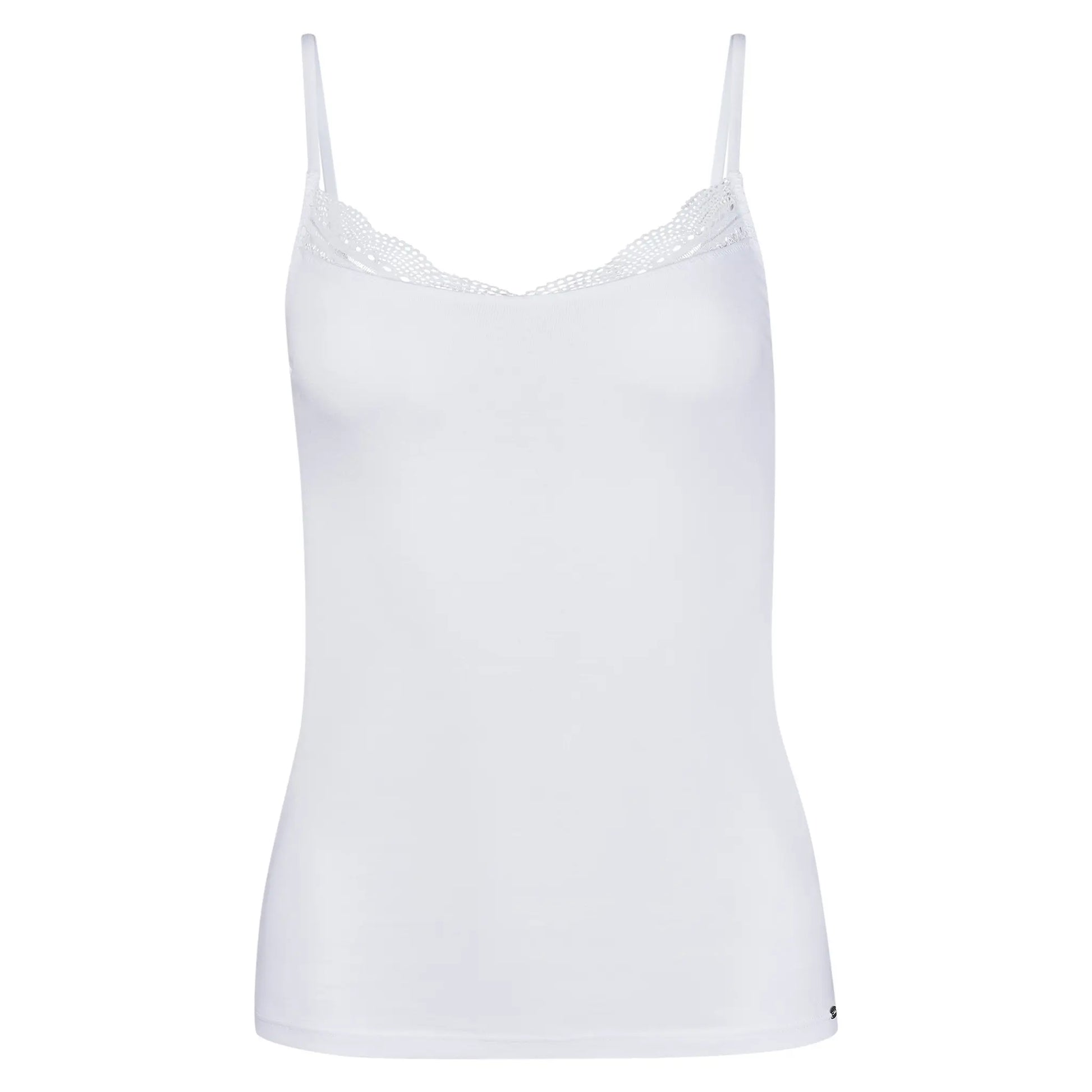 Spaghettishirt aus der Baumwollunterwäsche-Serie CLASSICOTTON Skiny, Farbe: white, Produktfoto