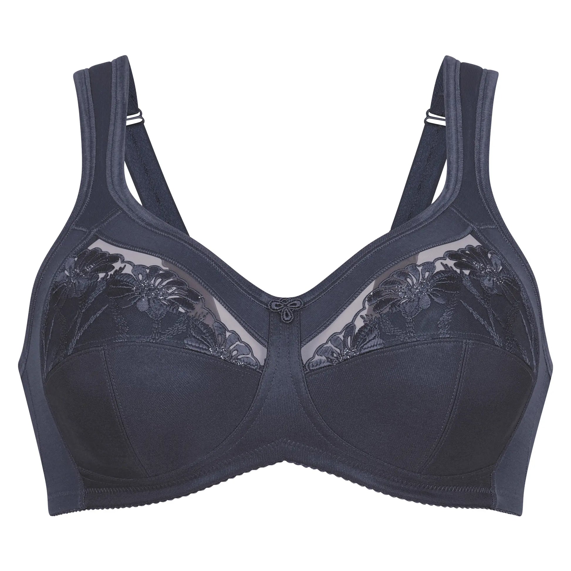 Femininer Entlastungs-BH aus der Damenunterwäsche-Serie SAFINA von der Marke Anita, Farbe: shadow blue, Produktfoto