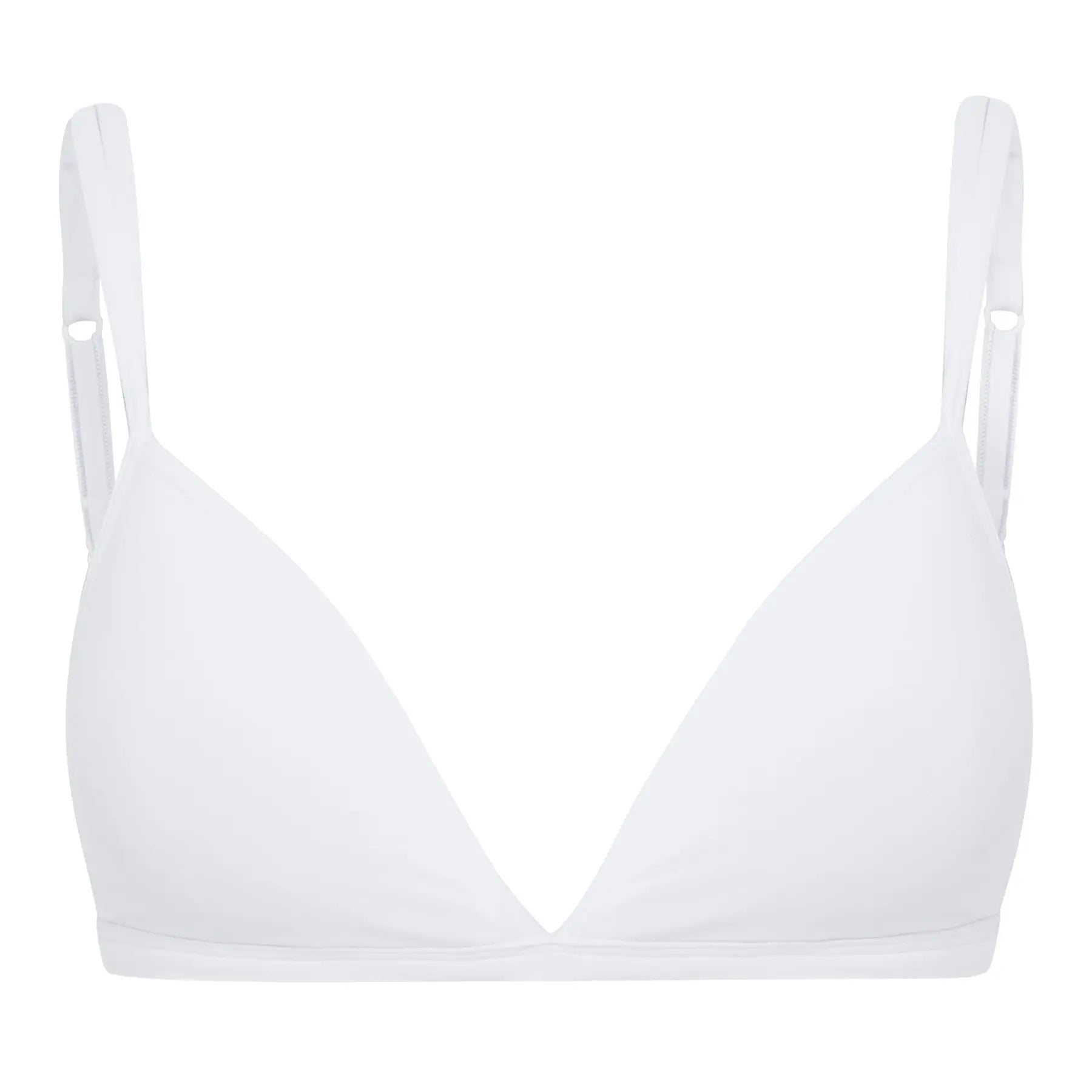 Triangel-BH aus der Damenunterwäsche-Serie COTTON ESSENTIALS von der Marke Skiny, Farbe: white, Produktfoto