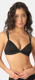 Triangel-BH aus der Damenunterwäsche-Serie COTTON ESSENTIALS von der Marke Skiny, Farbe: black, Vorderansicht