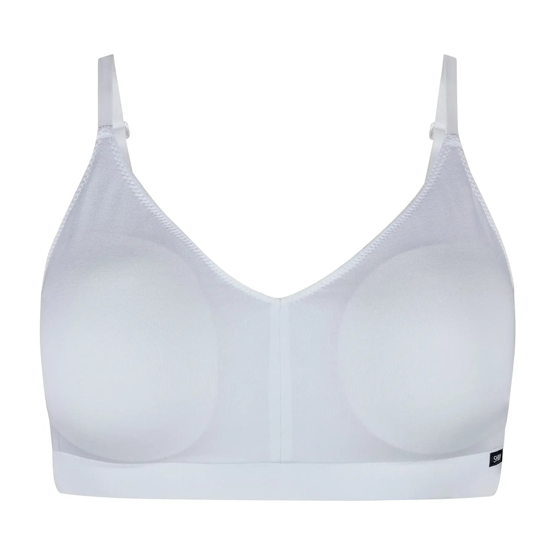 Bustier aus der Damenunterwäsche-Serie COTTON ESSENTIALS von der Marke Skiny, Farbe: white, Produktfoto