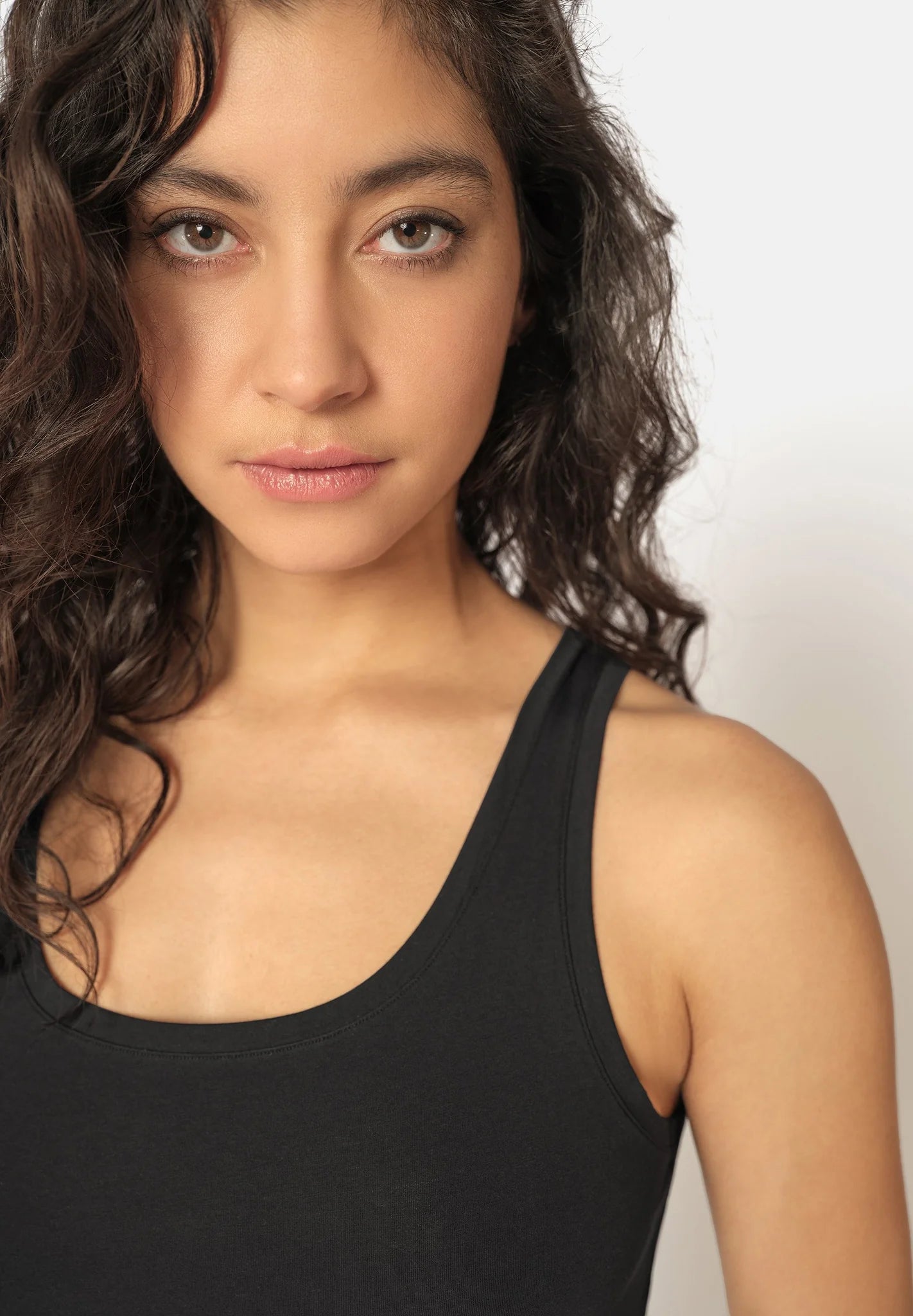 Tank Top aus der Damenunterwäsche-Serie COTTON ESSENTIALS von der Marke Skiny, Farbe: black, Detailansicht