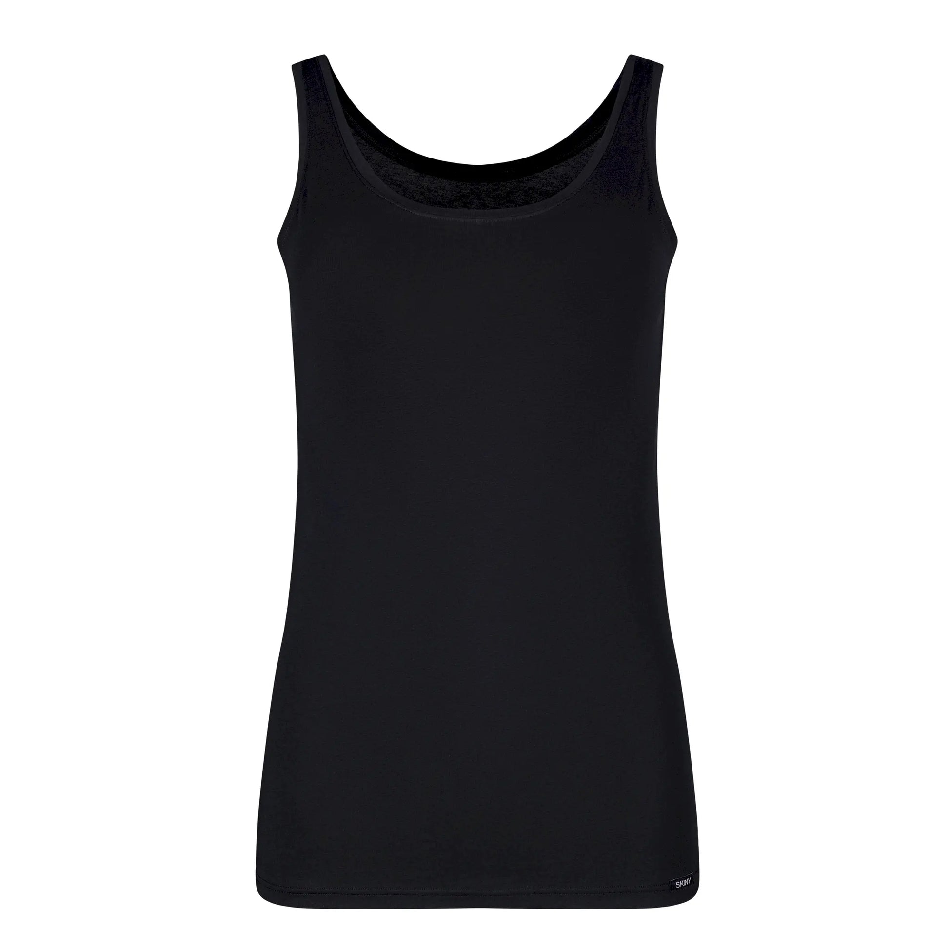 Tank Top aus der Damenunterwäsche-Serie COTTON ESSENTIALS von der Marke Skiny, Farbe: black, Produktfoto
