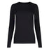 Langarmshirt aus der Damenunterwäsche-Serie COTTON ESSENTIALS von der Marke Skiny, Farbe: black, Produktfoto