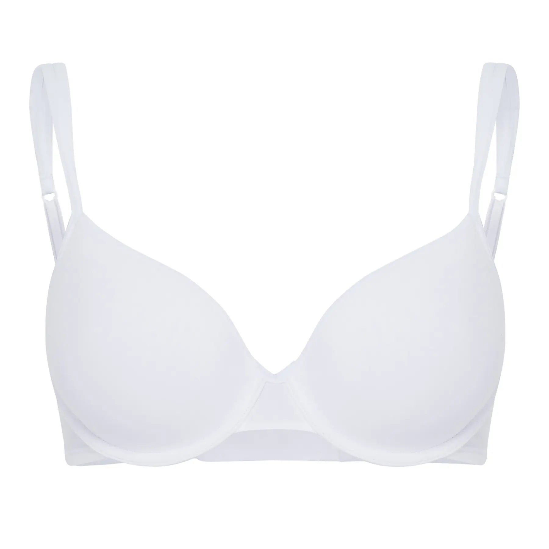 Schalen-BH aus der Damenunterwäsche-Serie COTTON ESSENTIALS von der Marke Skiny, Farbe: white, Produktfoto