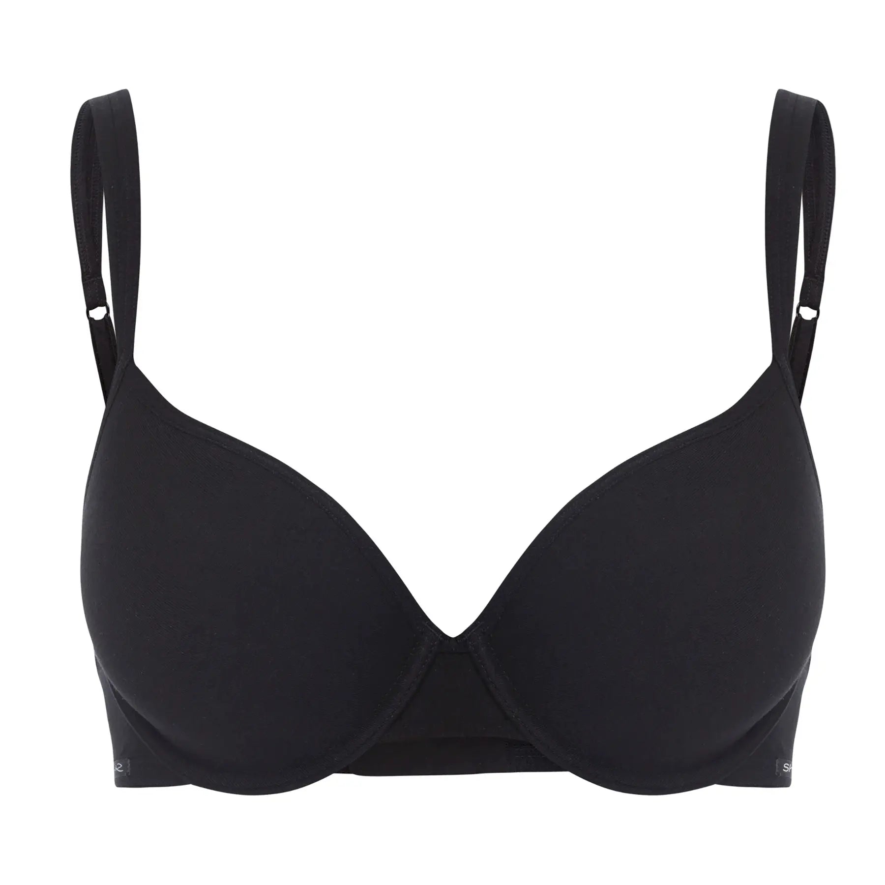 Schalen-BH aus der Damenunterwäsche-Serie COTTON ESSENTIALS von der Marke Skiny, Farbe: black, Produktfoto