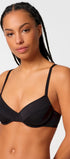 Bügel BH aus der Damenunterwäsche-Serie TIMELESSENTIALS von der Marke Skiny, Farbe: anthrablack stripes, Seitenansicht