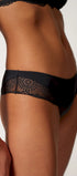 Cheeky Panty aus der Damenunterwäsche-Serie MICRORNAMENTS von der Marke Skiny, Farbe: black, Seitenansicht