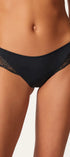 Cheeky Panty aus der Damenunterwäsche-Serie MICRORNAMENTS von der Marke Skiny, Farbe: black, Vorderansicht