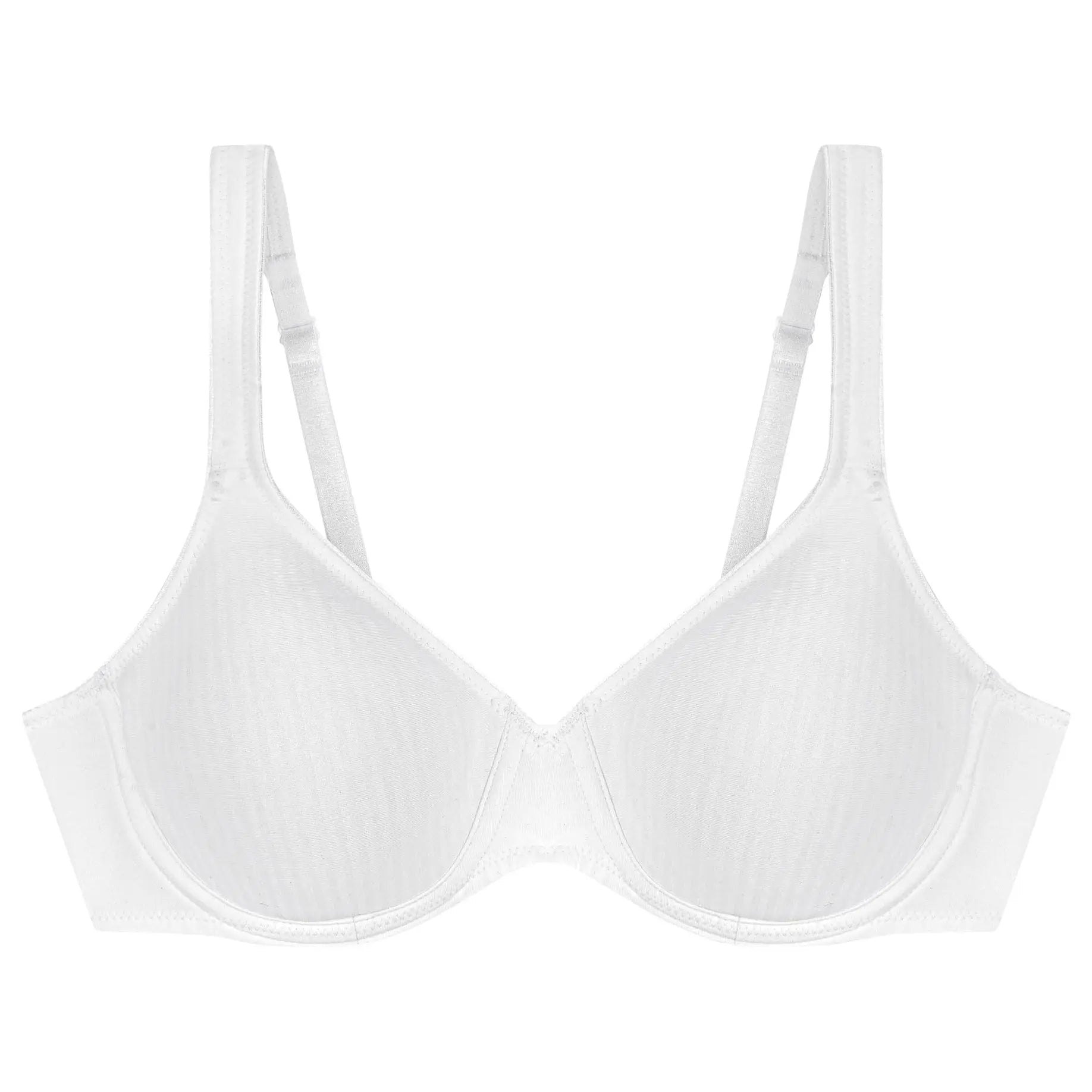 Bügel BH aus der Damenunterwäsche-Serie MODERN SOFT & COTTON von der Marke Triumph, Farbe: white, Produktfoto