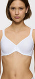 Bügel BH aus der Damenunterwäsche-Serie MODERN SOFT & COTTON von der Marke Triumph, Farbe: white, Vorderansicht