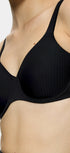 Bügel BH aus der Damenunterwäsche-Serie MODERN SOFT & COTTON von der Marke Triumph, Farbe: black, Detailansicht