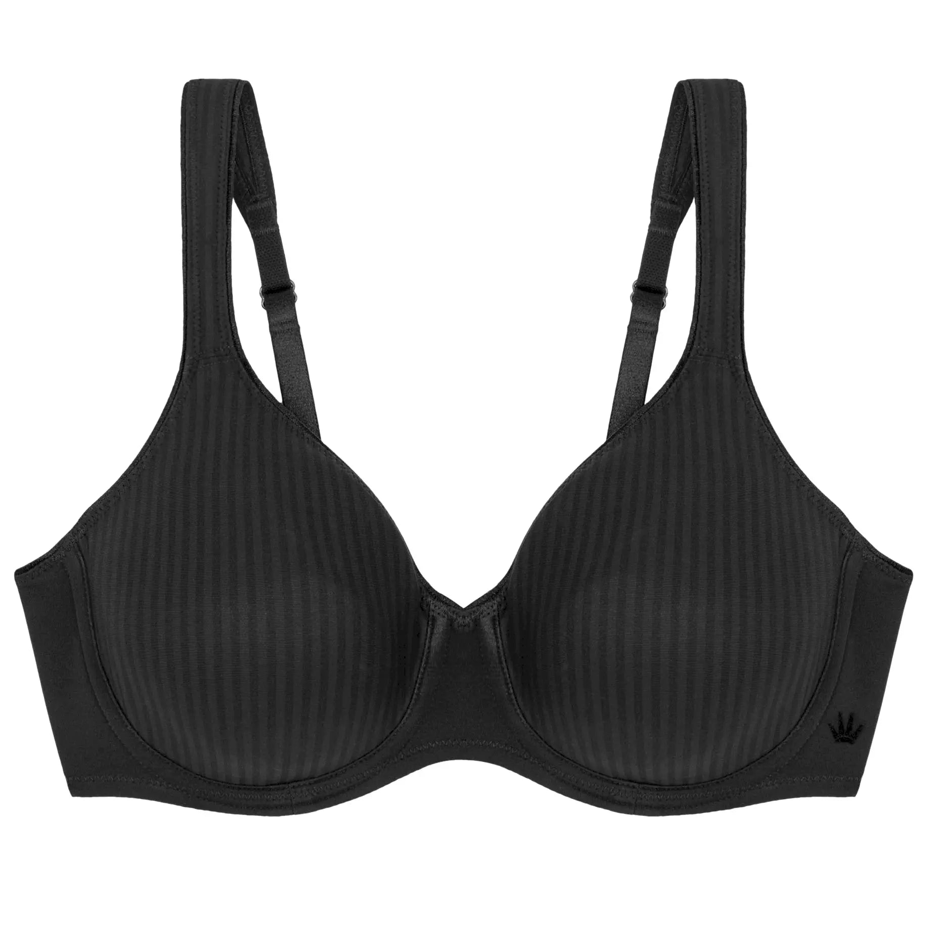 Bügel BH aus der Damenunterwäsche-Serie MODERN SOFT & COTTON von der Marke Triumph, Farbe: black, Produktfoto