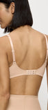 BH ohne Bügel aus der Damenunterwäsche-Serie MODERN SOFT & COTTON von der Marke Triumph, Farbe: neutral beige, Rückansicht