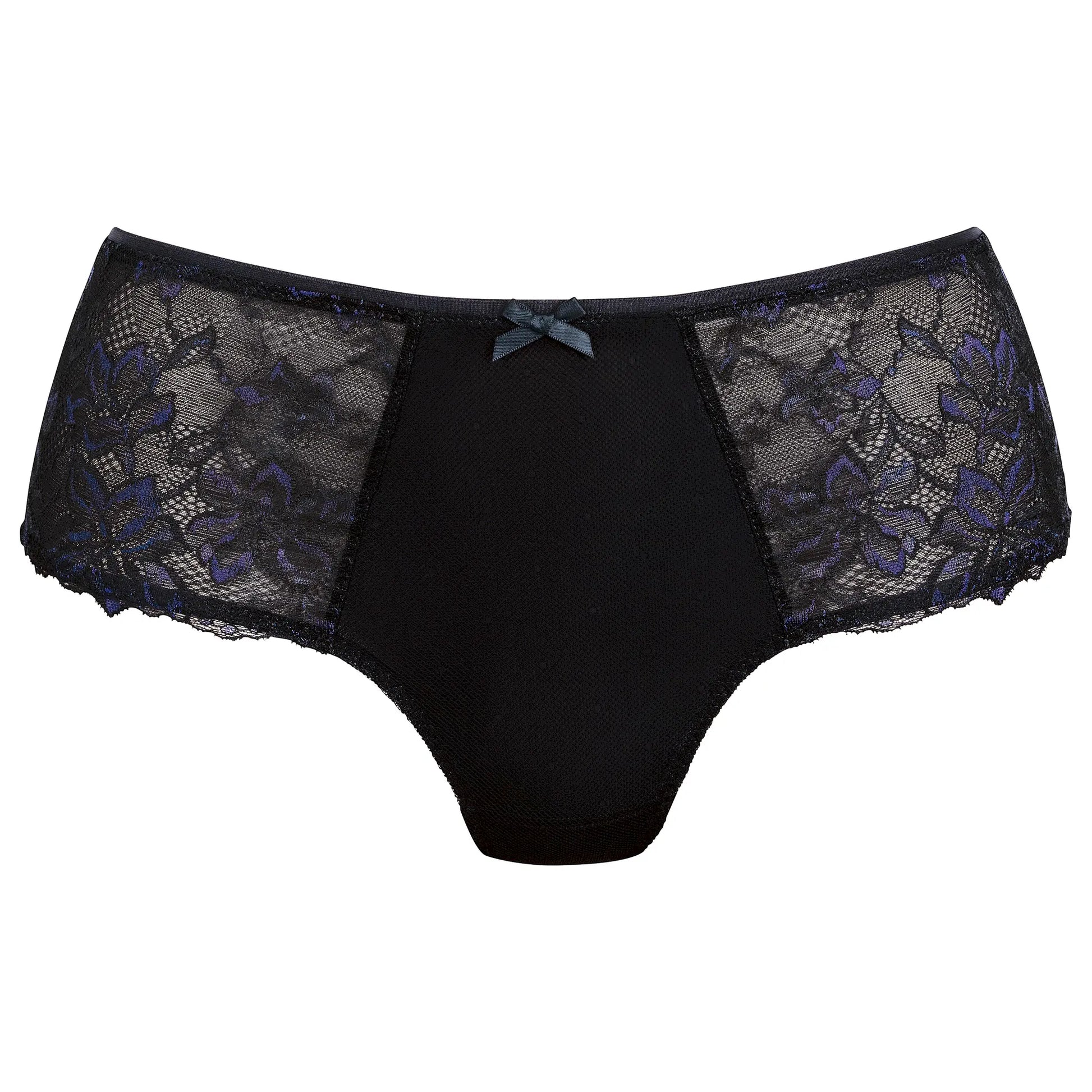 Taillenslip+ aus der Dessous-Serie SUZETTE von der Marke Rosa Faia, Farbe: schwarz, Produktfoto
