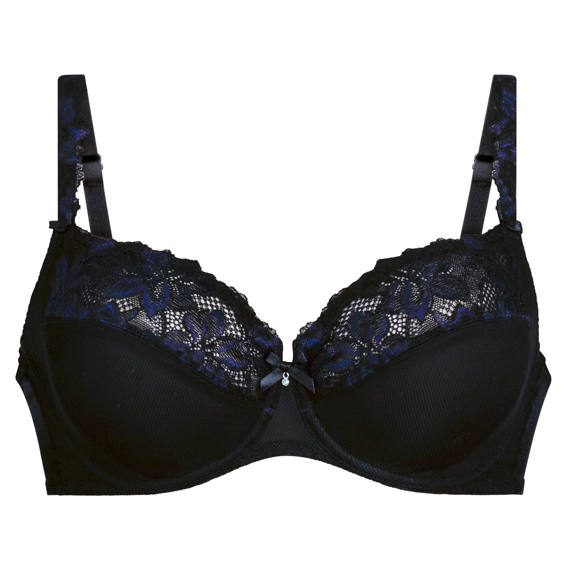 Bügel-BH aus der Dessous-Serie SUZETTE von der Marke Rosa Faia, Farbe: schwarz, Produktfoto