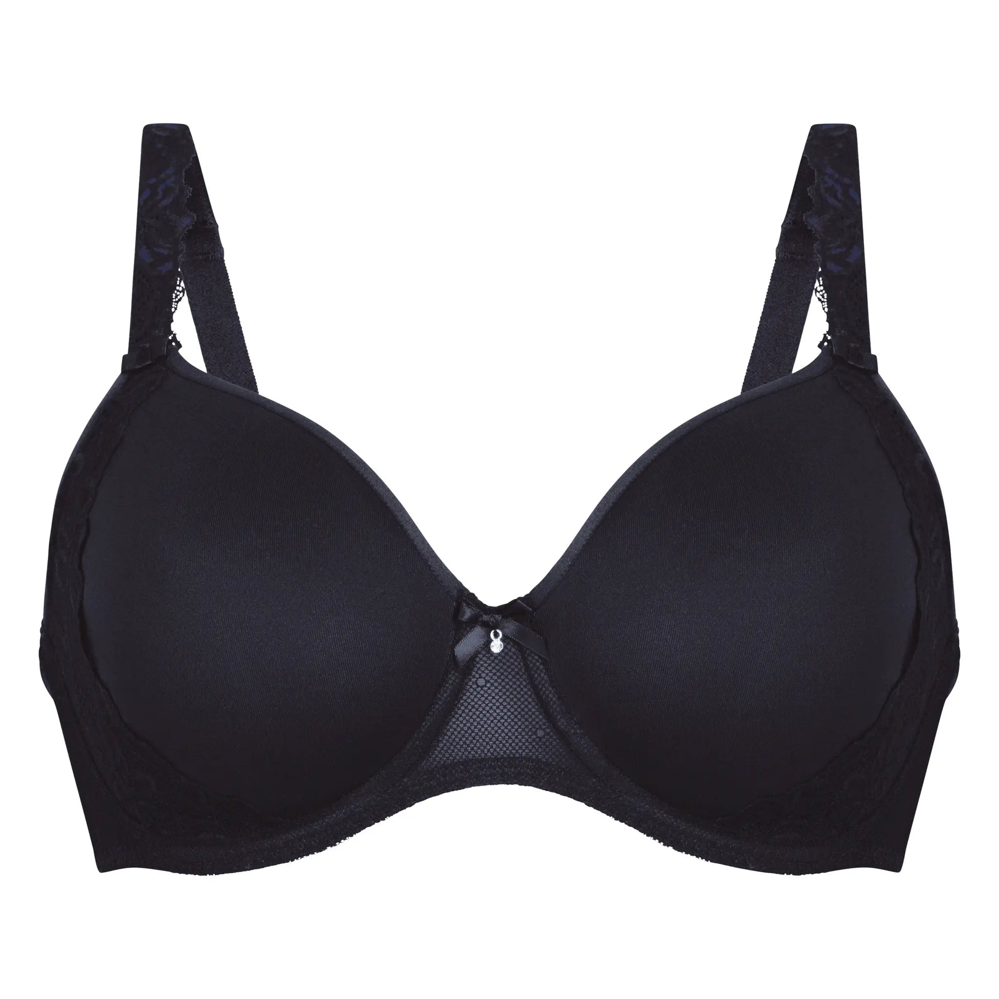 Spacer-BH mit Bügel aus der Dessous-Serie SUZETTE von der Marke Rosa Faia, Farbe: schwarz, Produktfoto