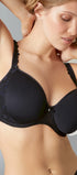 Spacer-BH mit Bügel aus der Dessous-Serie SUZETTE von der Marke Rosa Faia, Farbe: schwarz, Seitenansicht