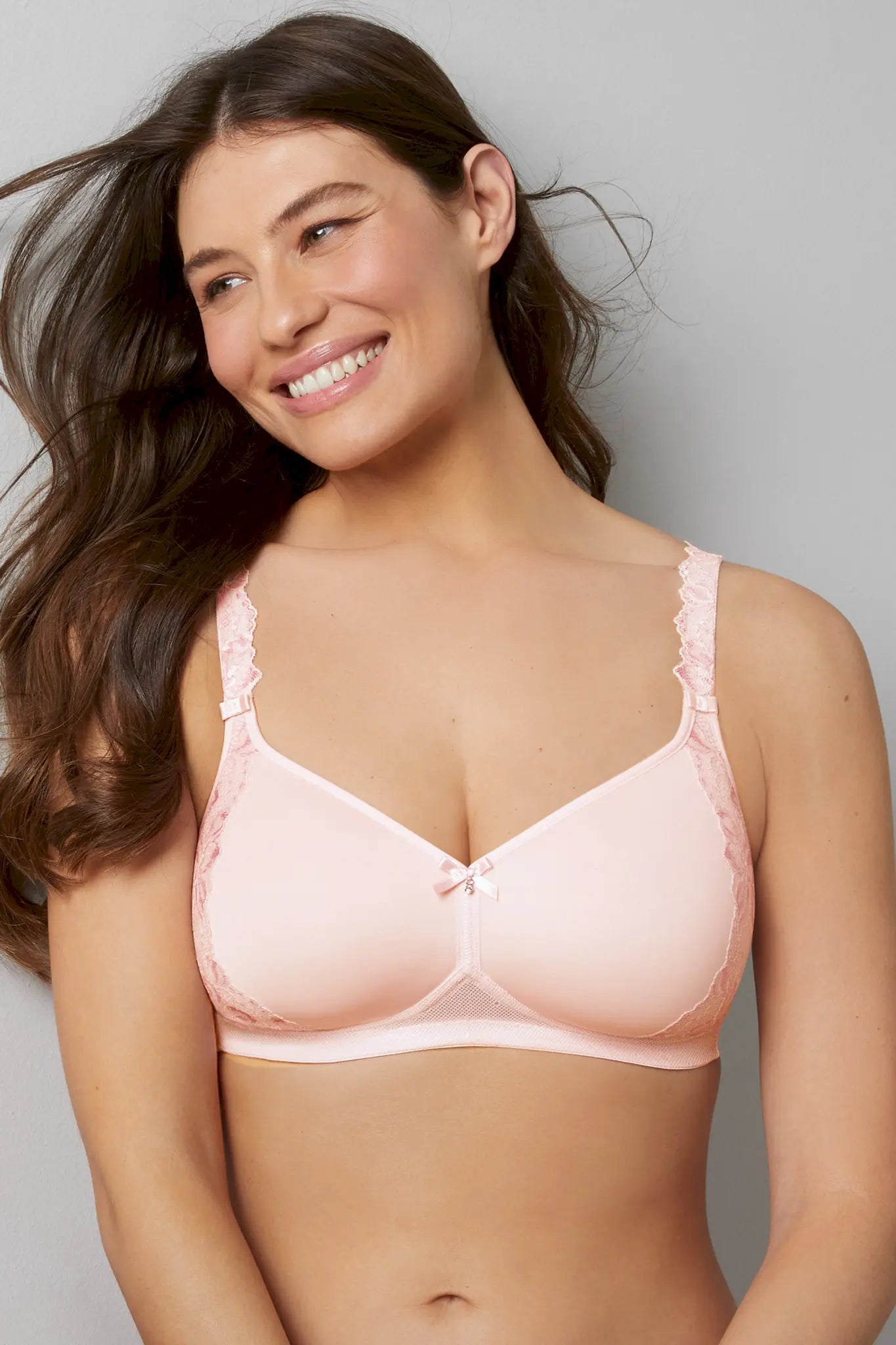 Spacer-BH ohne Bügel aus der Dessous-Serie SUZETTE von der Marke Rosa Faia, Farbe: wild rose, Vorderansicht