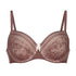 BH mit Bügel aus der Dessous-Serie FLEUR von der Marke Rosa Faia, Farbe: berry, Produktfoto