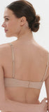Trägerloser BH aus der Dessous-Serie DÉLICE von der Marke Simone Perele, Farbe: haut, Rückansicht