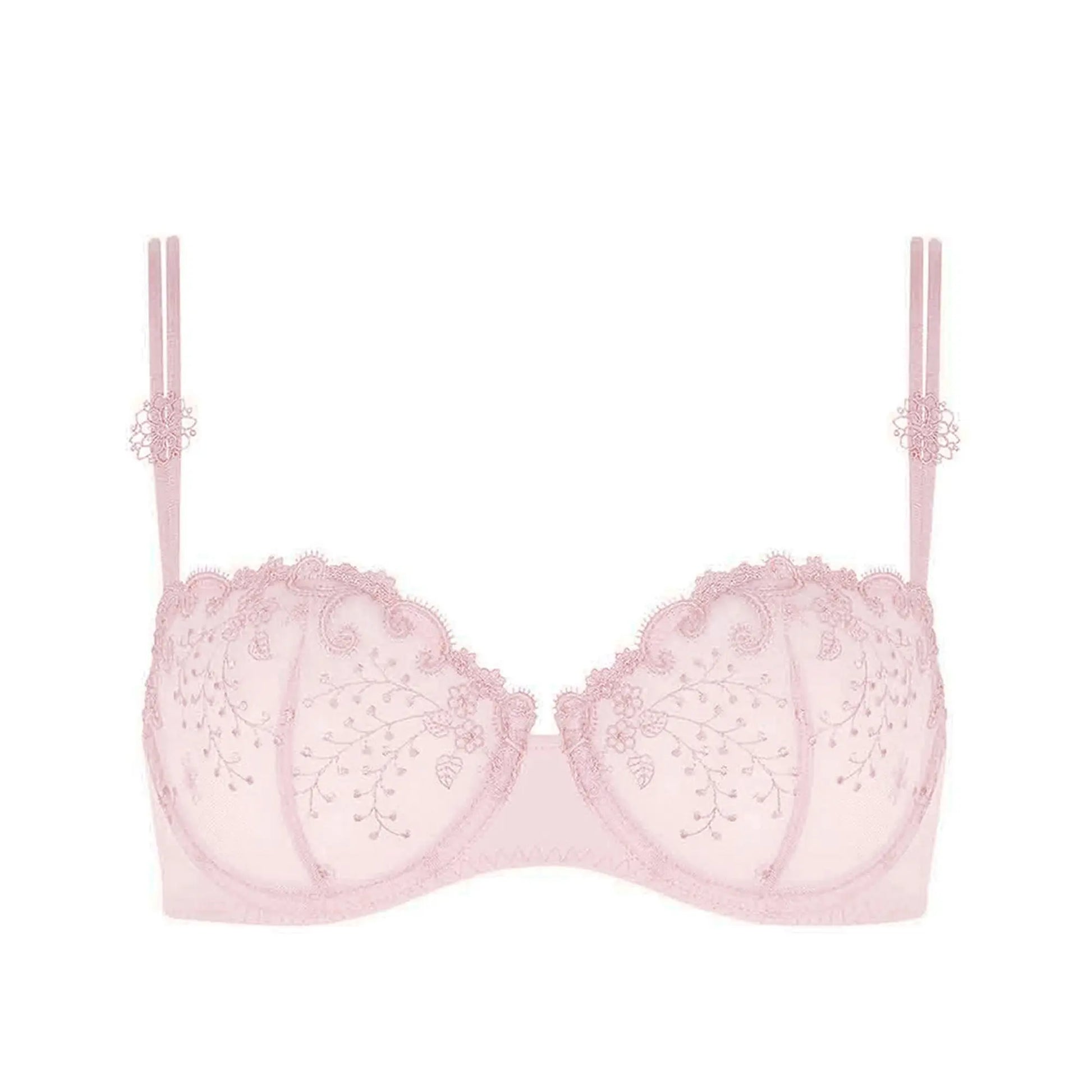 Halbschalen-BH aus der Dessous-Serie DÉLICE von der Marke Simone Perele, Farbe: puder, Produktfoto