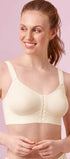 Erstversorgungs-BH mit Vorderverschluss aus der Prothesenunterwäsche-Serie SALVIA von der Marke Anita, Farbe: champagner, Vorderansicht
