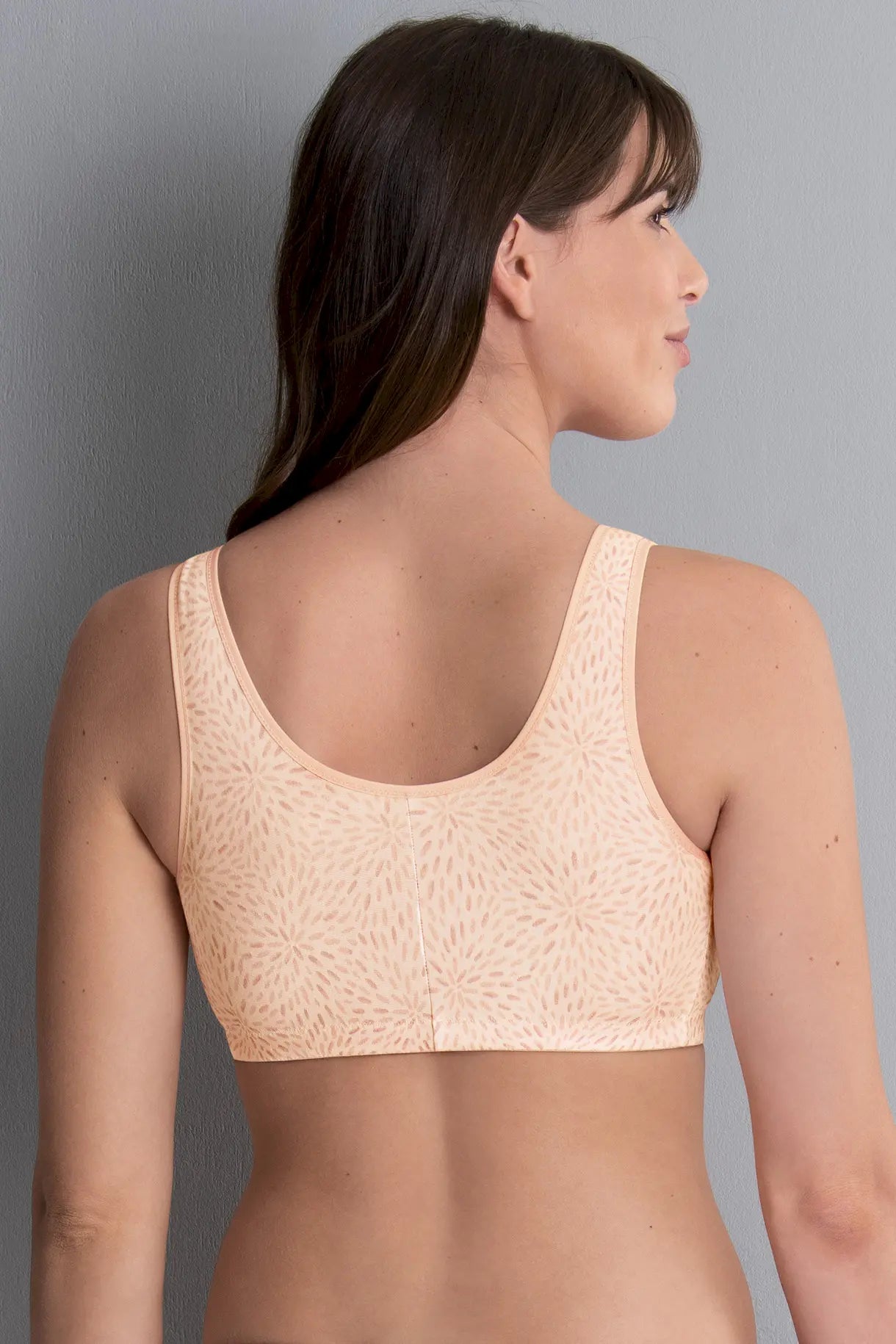 Erstversorgungs-Bustier mit Frontverschluss  aus der Prothesenunterwäsche-Serie HAZEL von der Marke Anita, Farbe: pastel rose, Rückansicht