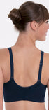 Erstversorgungs-Bustier aus der Prothesenunterwäsche-Serie LYNN von der Marke Anita, Farbe: maritim blue, Rückansicht