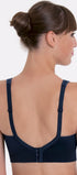 Erstversorgungs-Bustier aus der Prothesenunterwäsche-Serie LOTTA von der Marke Anita, Farbe: maritim blue, Rückansicht