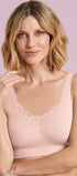 Erstversorgungs-Bustier aus der Prothesenunterwäsche-Serie LOTTA LACE von der Marke Anita, Farbe: lotus, Vorderansicht