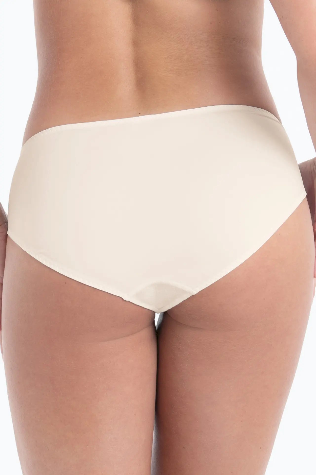 Femininer Taillenslip aus der Wäsche-Serie SELMA von der Marke Rosa Faia, Farbe: crystal, Rückansicht