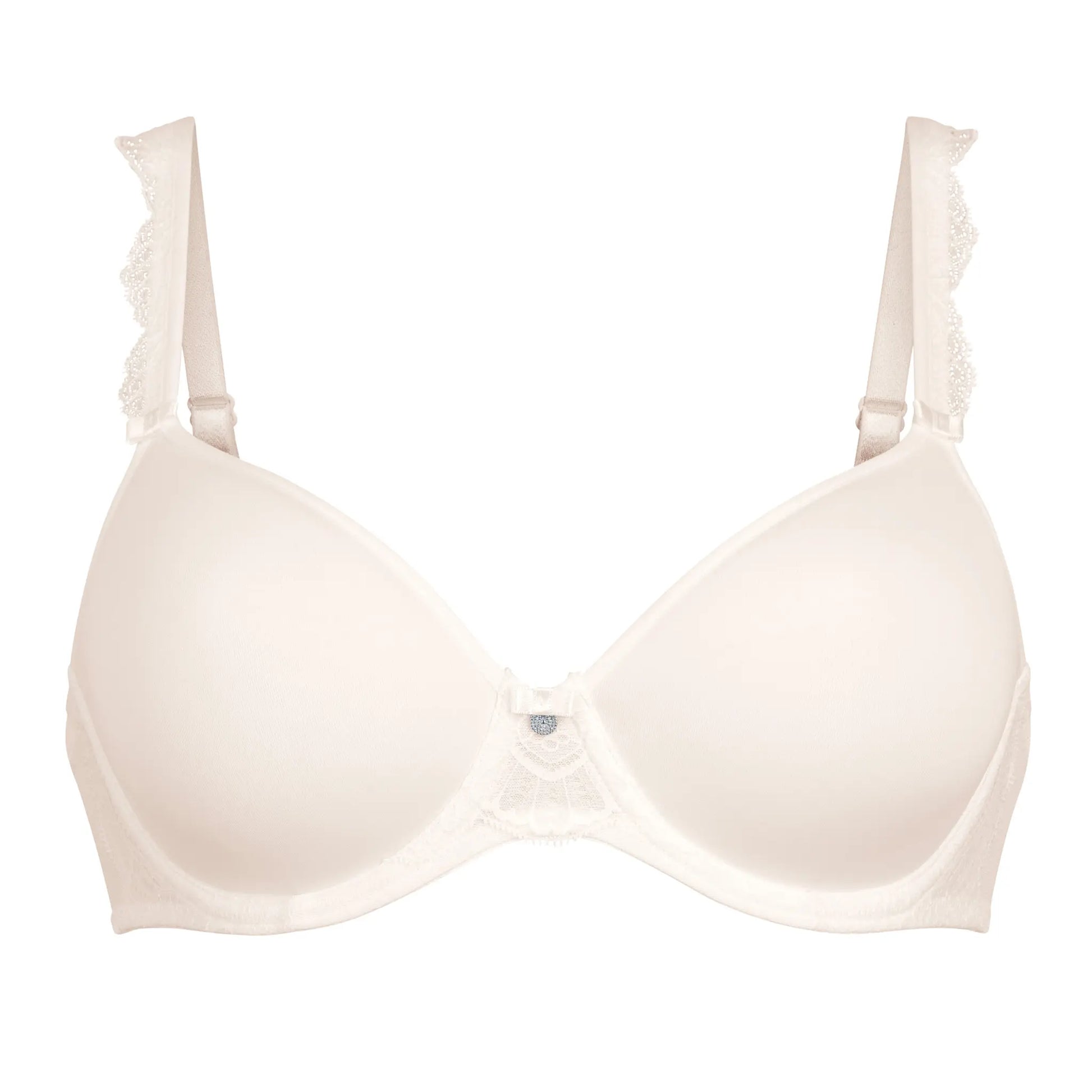 Femininer Bügel-BH mit Spacerschale aus der Wäsche-Serie SELMA von der Marke Rosa Faia, Farbe: crystal, Produktfoto