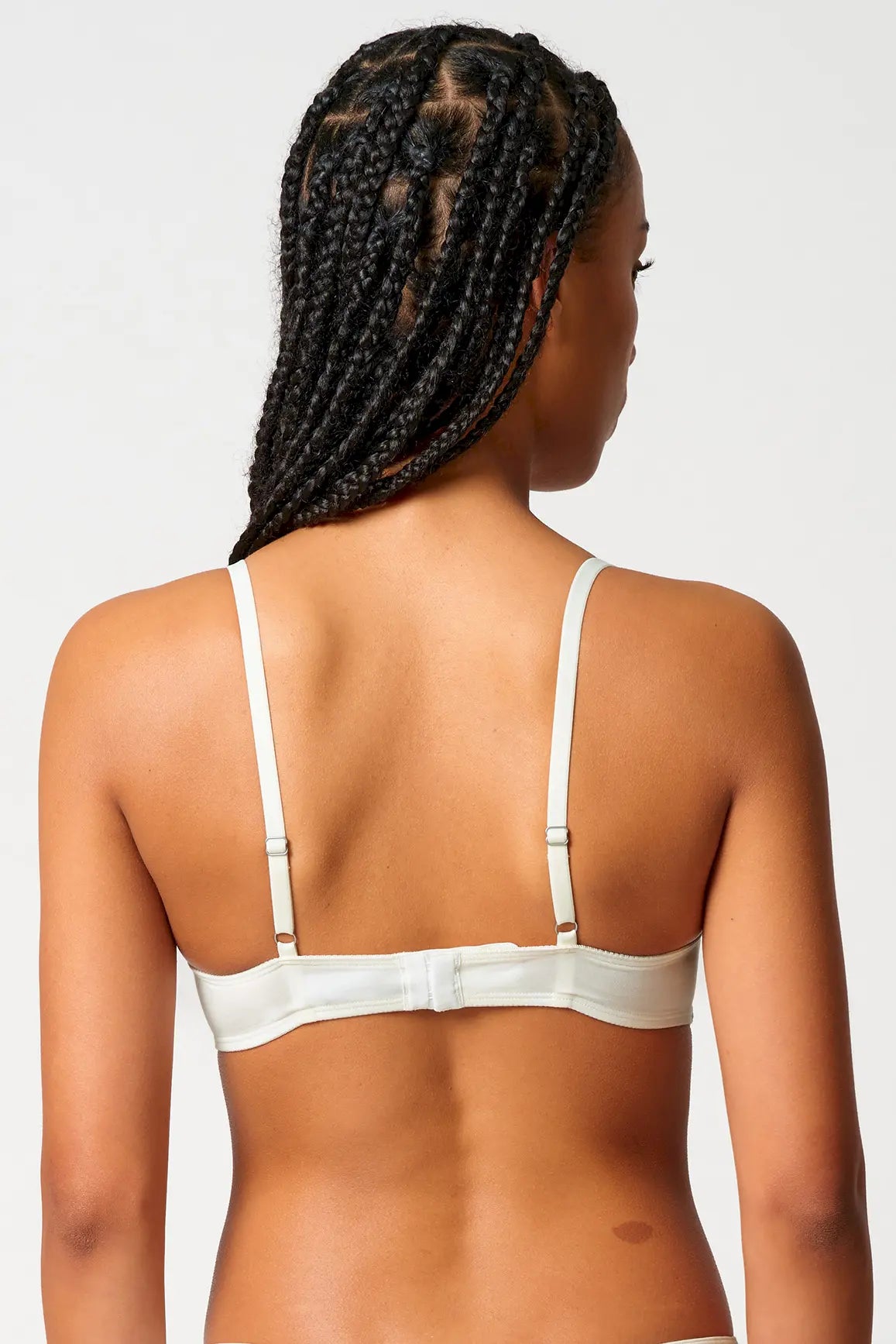Triangel BH gepaddet aus der Frauenunterwäsche-Serie NATURAL BEAUTY von der Marke Skiny, Farbe: ivory, Rückansicht
