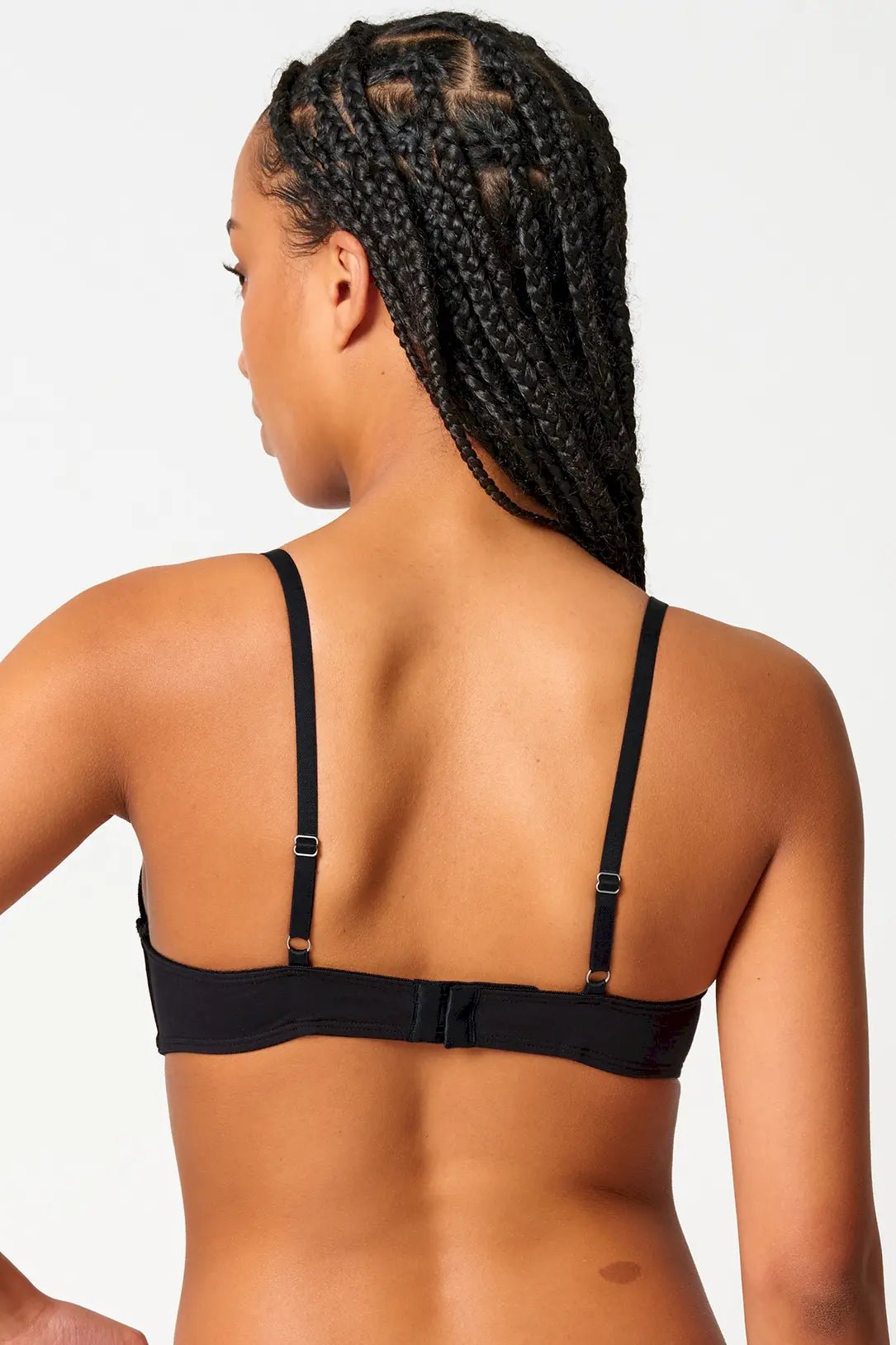 Triangel BH gepaddet aus der Frauenunterwäsche-Serie NATURAL BEAUTY von der Marke Skiny, Farbe: black, Rückansicht