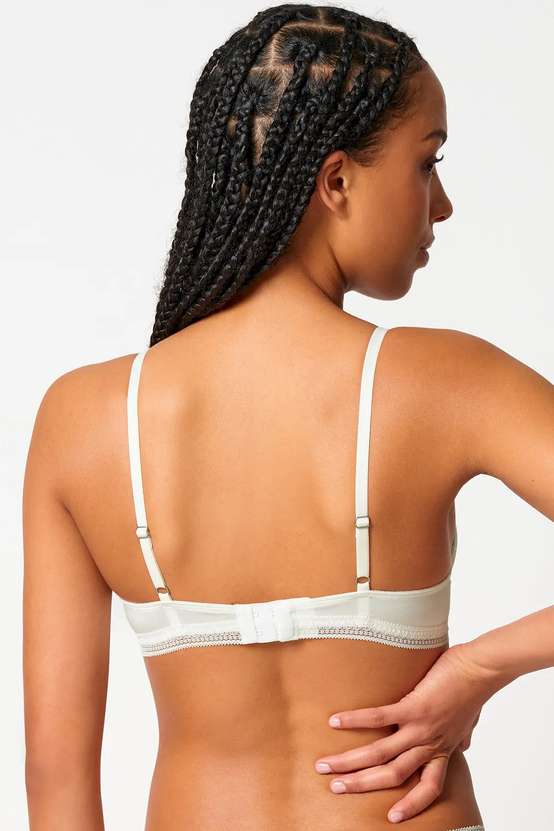 Spacer BH aus der Frauenunterwäsche-Serie NATURAL BEAUTY von der Marke Skiny, Farbe: ivory, Rückansicht