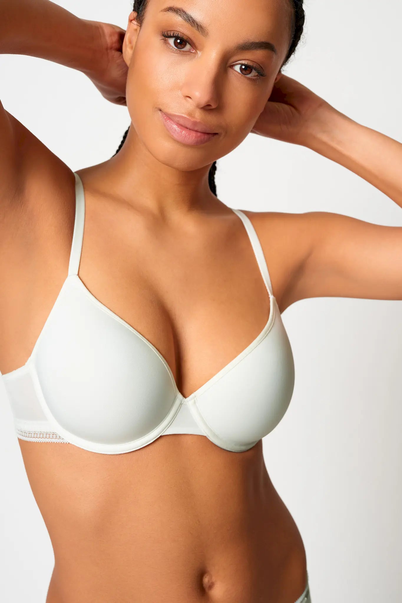 Spacer BH aus der Frauenunterwäsche-Serie NATURAL BEAUTY von der Marke Skiny, Farbe: ivory, Seitenansicht
