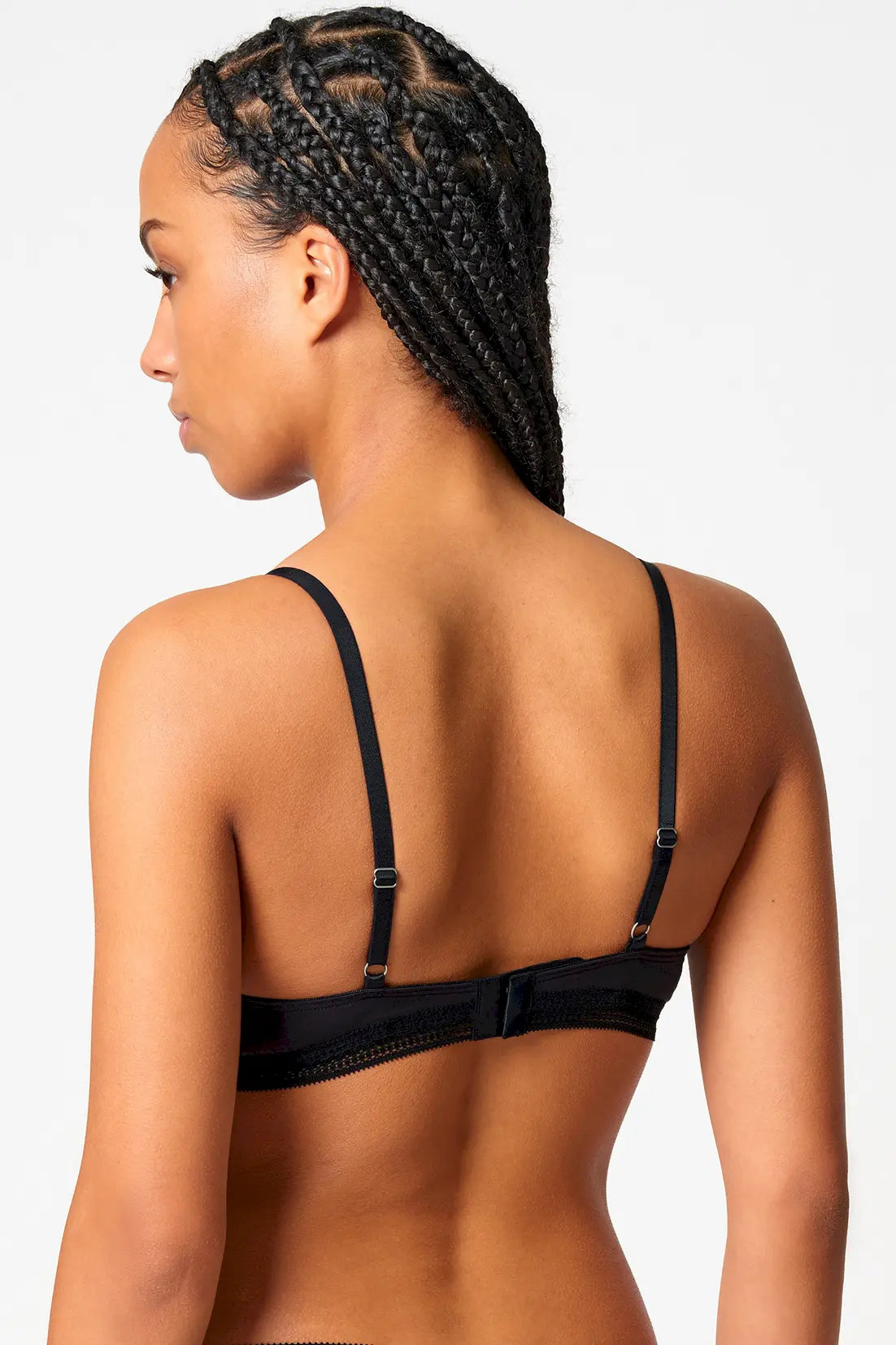 Spacer BH aus der Frauenunterwäsche-Serie NATURAL BEAUTY von der Marke Skiny, Farbe: black, Rückansicht