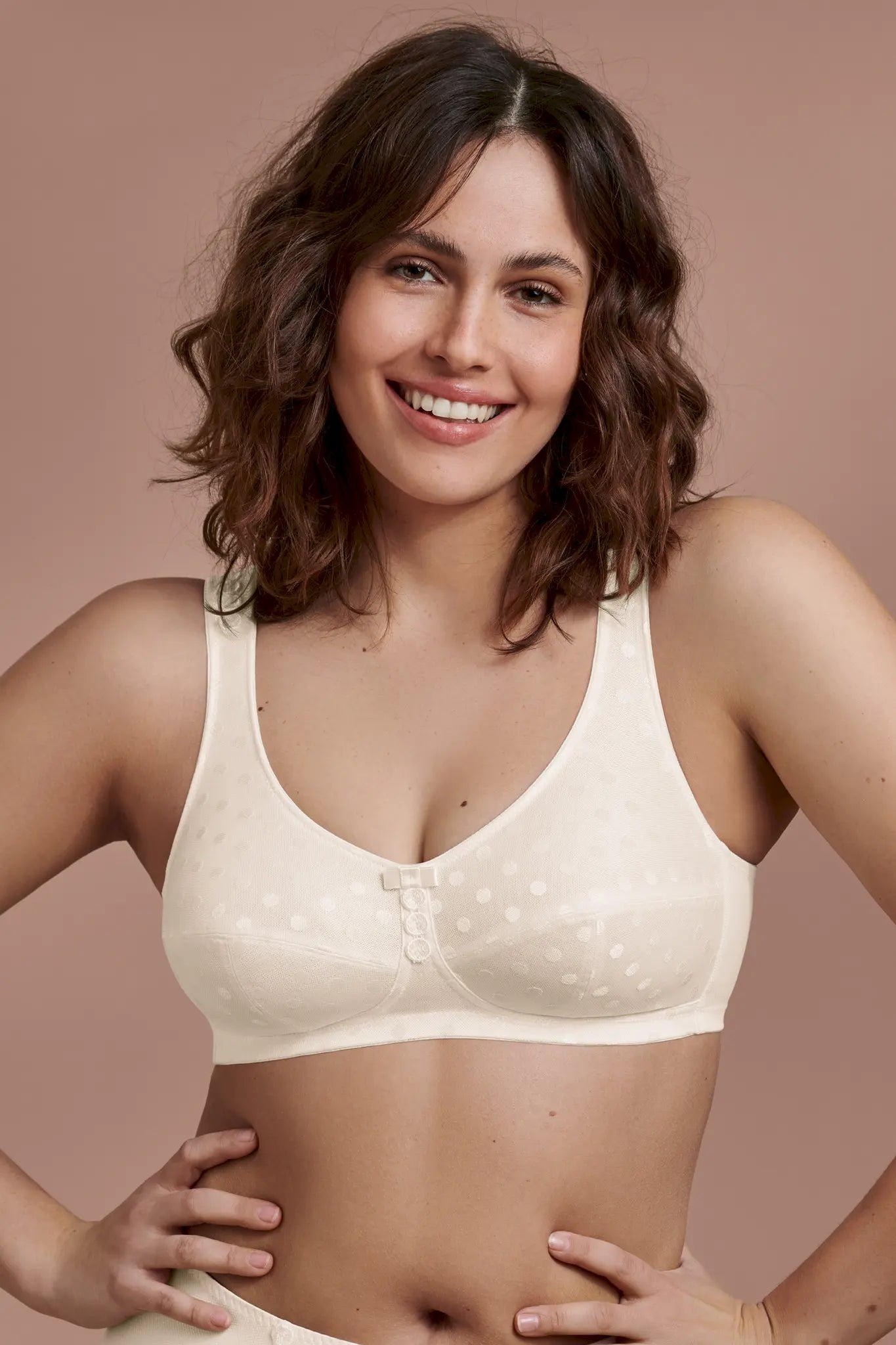 Komfort BH aus der Frauenunterwäsche-Serie AIRITA von der Marke Anita, Farbe: crystal, Vorderansicht