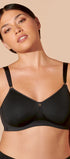 Spacer-BH ohne Bügel aus der Lieblingswäsche-Serie CLAIRE von der Marke Anita, Farbe: schwarz, Vorderansicht