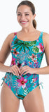 Prothesen Badeanzug aus der Swimwear-Serie TAVIRA von der Marke Anita care, Farbe: capri blue, Vorderansicht