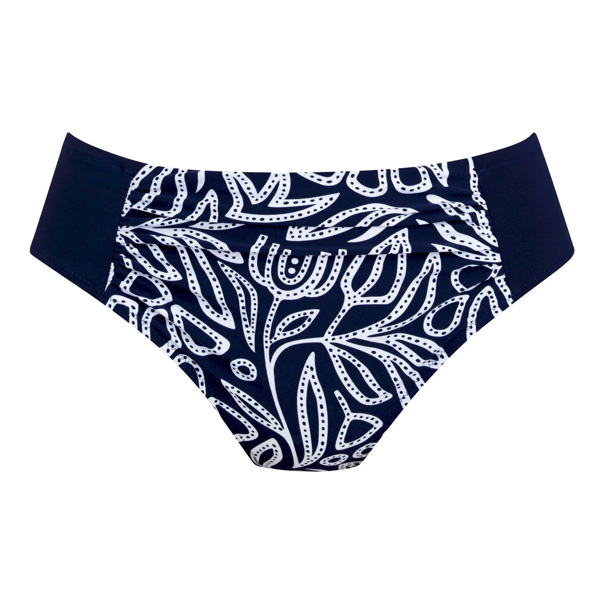 Bikinihose aus der Bademode-Serie MEA Bottom von der Marke Anita care, Farbe: marine-weiss, Produktfoto