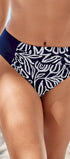 Bikinihose aus der Bademode-Serie MEA Bottom von der Marke Anita care, Farbe: marine-weiss, Vorderansicht