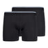 Pants long leg im 2er Pack aus der Männerunterwäsche-Serie COTTON MULTIPACK von der Marke Skiny men, Farbe: black, Produktfoto