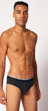 Brasil Slip im 3er Pack aus der Männerunterwäsche-Serie COTTON MULTIPACK von der Marke Skiny men, Farbe: oliveblueblack selection, Seitenansicht