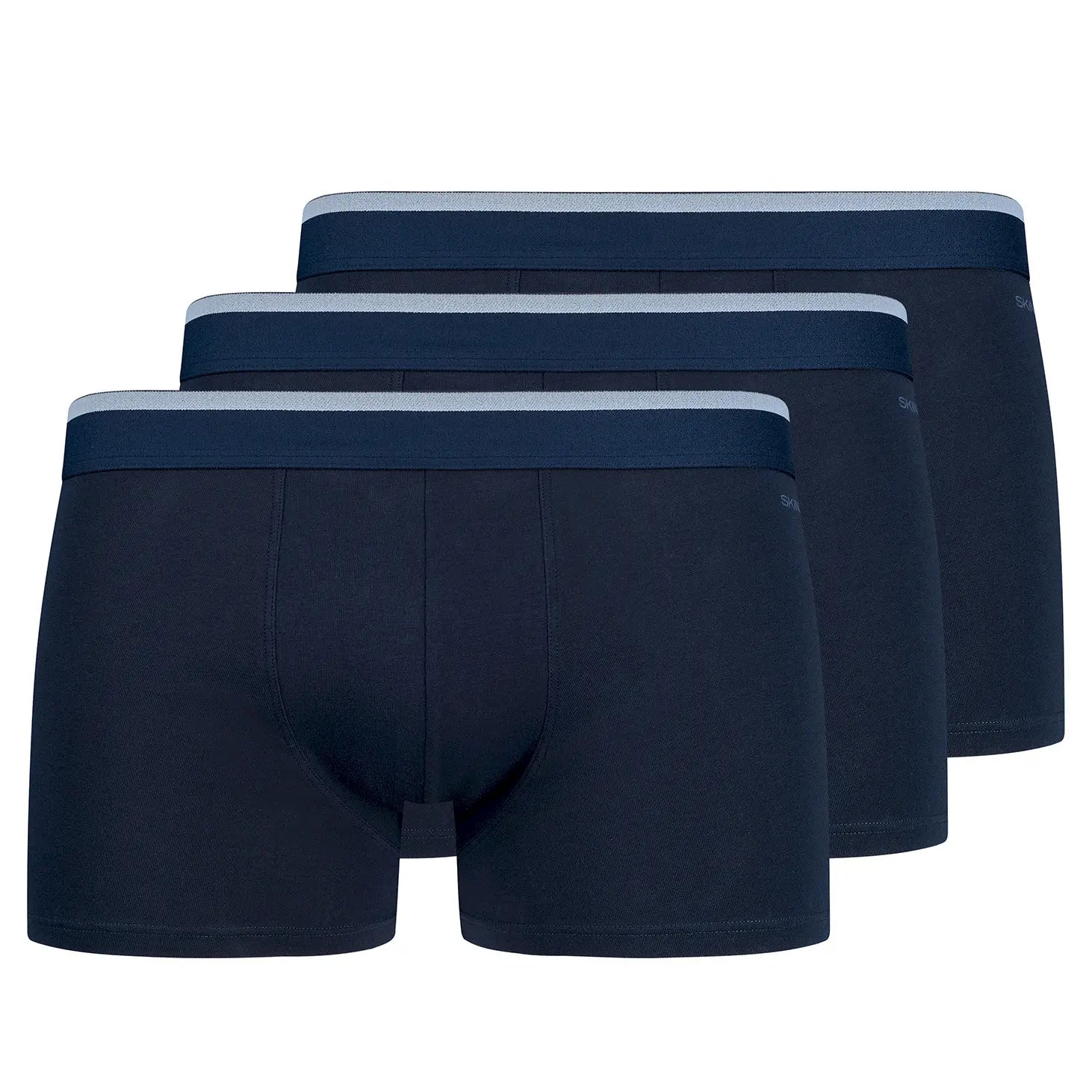 Pants im 3er Pack aus der Männerunterwäsche-Serie COTTON MULTIPACK von der Marke Skiny men, Farbe: crown blue, Produktfoto