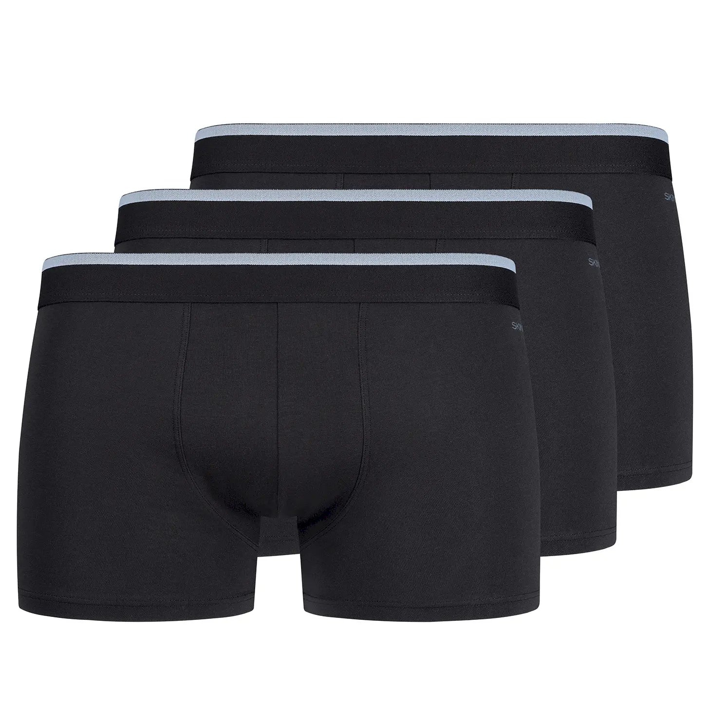 Pants im 3er Pack aus der Männerunterwäsche-Serie COTTON MULTIPACK von der Marke Skiny men, Farbe: black, Produktfoto