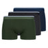 Pants im 3er Pack aus der Männerunterwäsche-Serie COTTON MULTIPACK von der Marke Skiny men, Farbe: oliveblueblack selection, Produktfoto