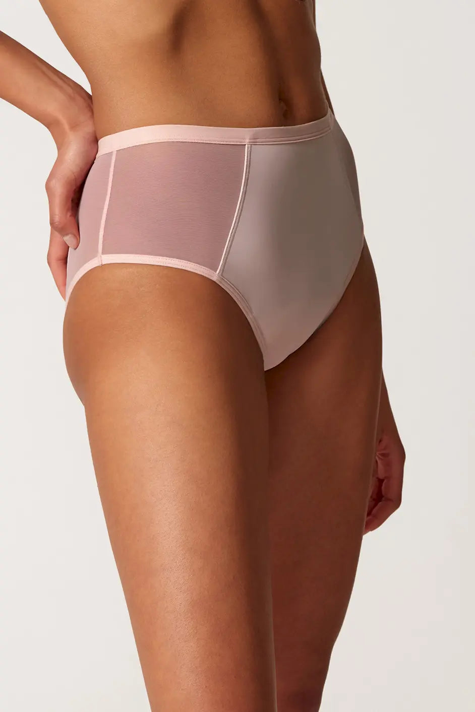 Periodenslip aus der Menstruationsunterwäsche-Serie MONTHLYSOLUTION von der Marke Skiny, Farbe: rose dust, Vorderansicht