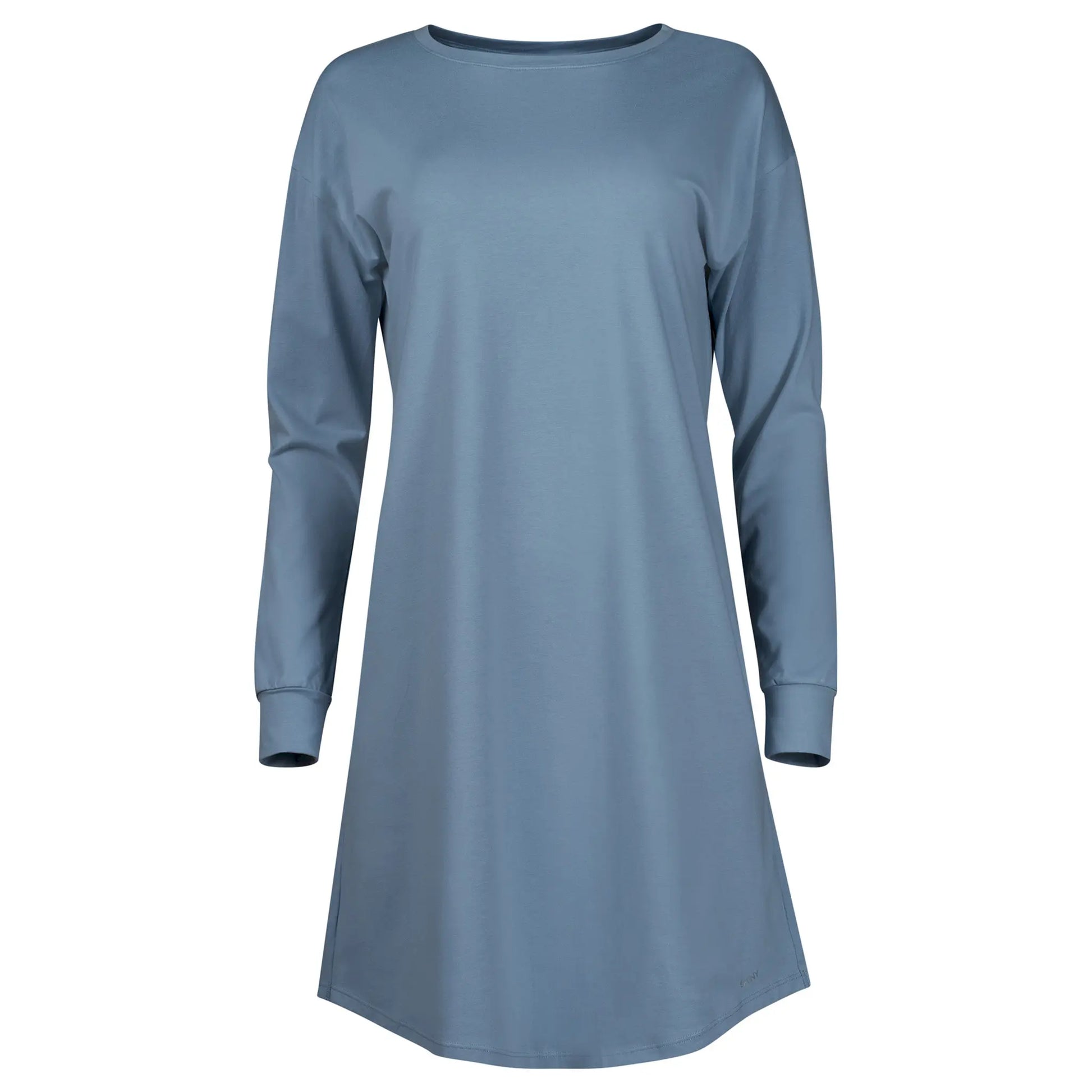 Langarm Sleepshirt aus der Nachtwäsche-Serie NIGHT IN MIX & MATCH von der Marke Skiny, Farbe: ashley blue, Produktfoto